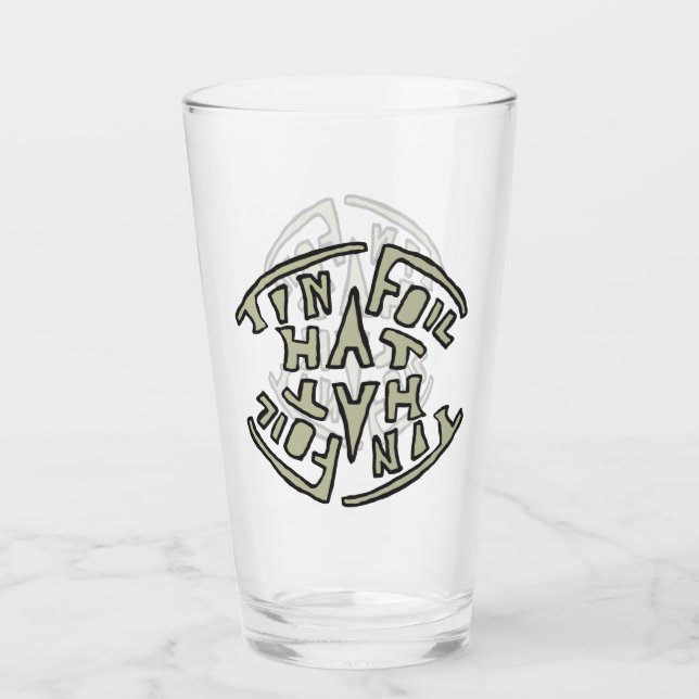 Tin Foil Hat Glas (Vorderseite)