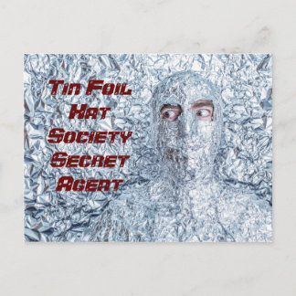 Tin Foil Hat Society Postkarte
