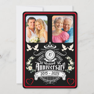 Tin Jubilee 2 Photo Invitation du 10e anniversaire