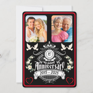 Tin Jubilee 2 Photo Invitation du 10e anniversaire