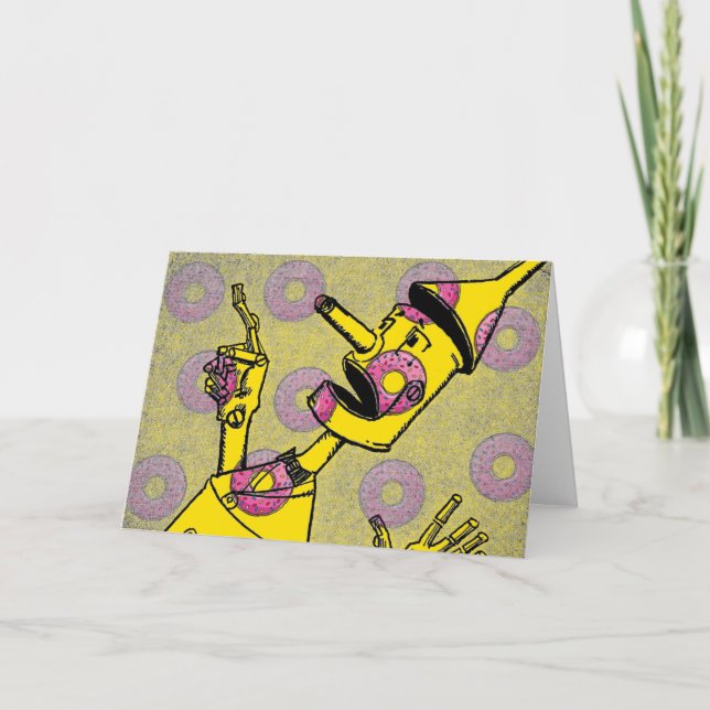 Tin Man Greeting Card Karte (Vorderseite)