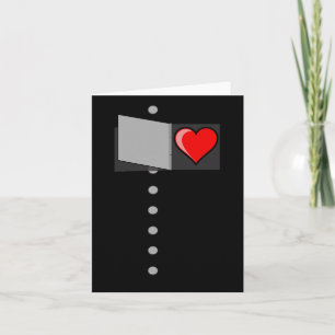 Tin Man Heart Halloween Zauberer Oz Tin Man Costu Karte