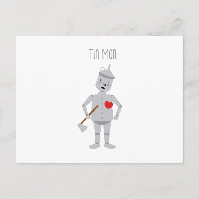 Tin Man Postkarte (Vorderseite)