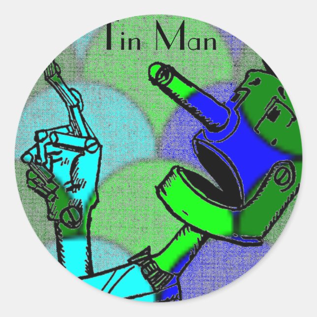 Tin Man Sticker (Vorderseite)