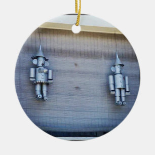 Tin Man & Tin Woman Keramik Ornament