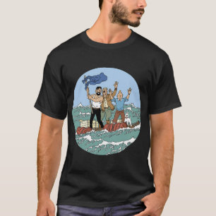 Tin-Tin-Sea-Abenteuer mit Captain Haddock T-Shirt