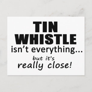 Tin Whistle ist nicht alles Postkarte
