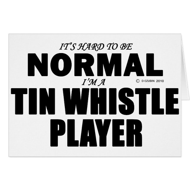 Tin Whistle Player (Vorderseite (Horizontal))
