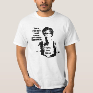 Tina, du dicke Latex, komm und hol dir ein Abendes T-Shirt