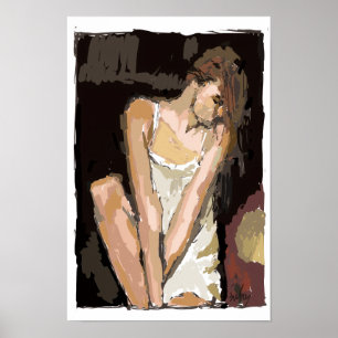Tina in Degas Stimmung Poster