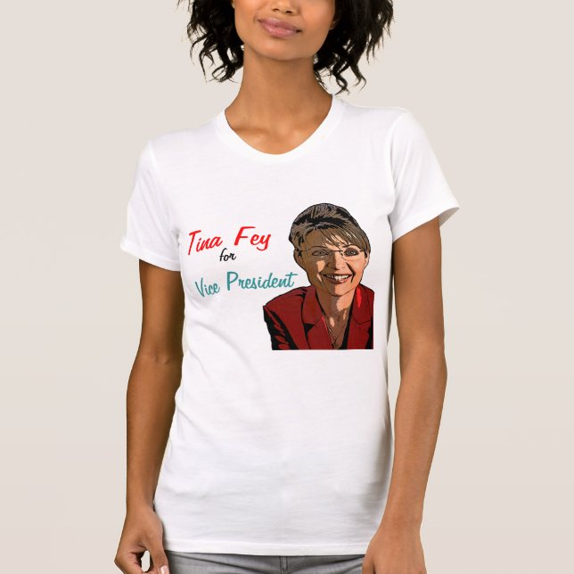 Tina schrullig für Vizepräsidenten! T-Shirt (Vorderseite)