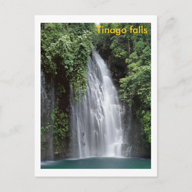 Tinago Falls Postkarte (Vorderseite)