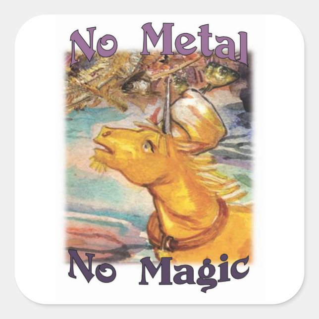Tinam No Metal No Magic Stickers (Devant)