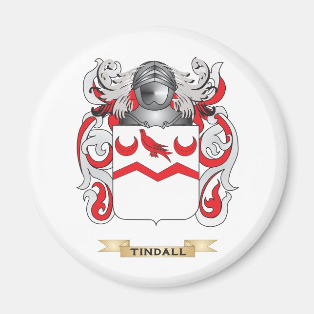 Tindall-Familienwappen (Wappen) Magnet (Vorne)