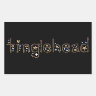 Tinglehead Rechteckiger Aufkleber