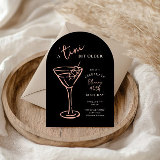 Tini Bit Älteres 40. Geburtstags-Party Einladung