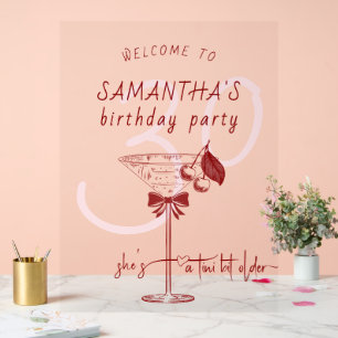 Tini Bit Ancien Bow Cherry Martini Anniversaire Bi