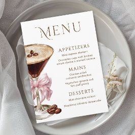Tini Bit Ancien Espresso Martini Menu Anniversaire