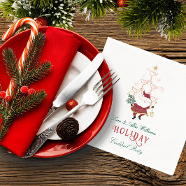 Tini Bit Merry Martini Büro Weihnachten Weihnachte Serviette
