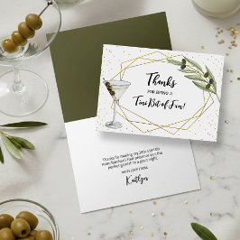 Tini Bit Of Fun Martini Soirée Dankeskarte