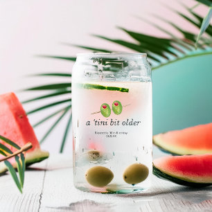 Tini Bit plus âgé   Martini à thème Anniversaire