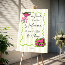 Tini bit plus vieux à la main fête d'anniversaire 