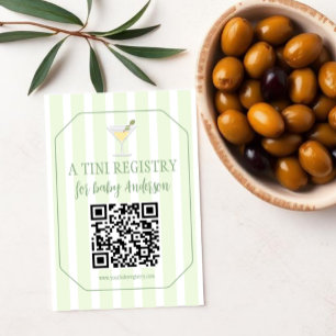 Tini One Baby-Geschenkliste Begleitkarte