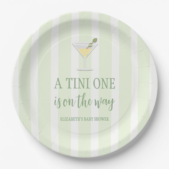 Tini One Baby-Party Pappteller (Vorderseite)