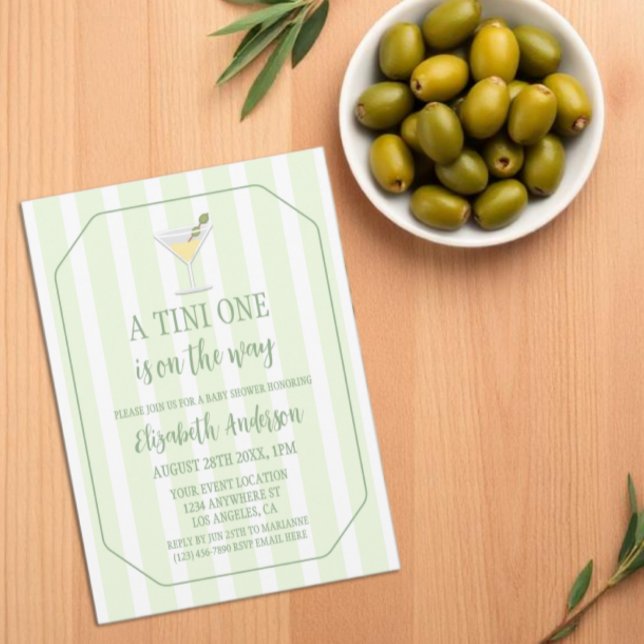 Tini One Baby Shower Einladung (Von Creator hochgeladen)