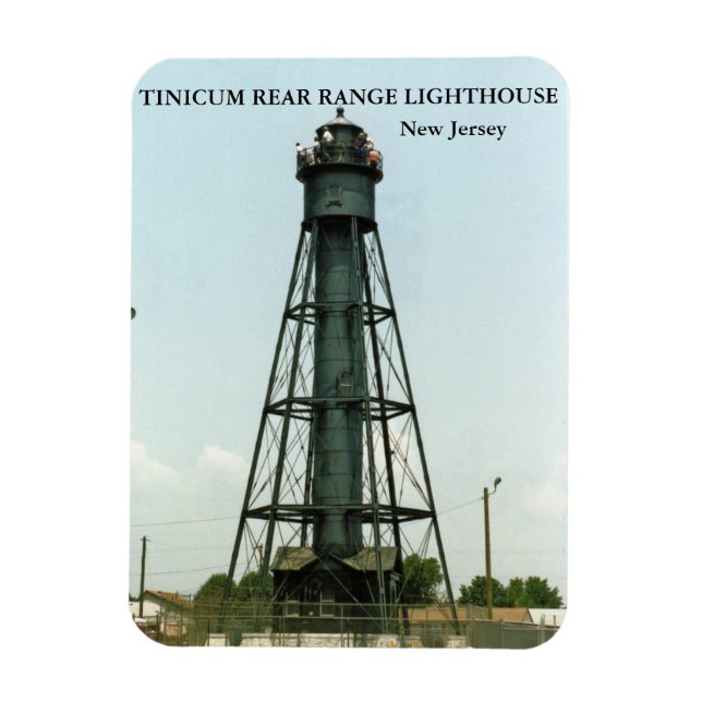 Tinicum Rear Range Lighthouse, New Jersey Magnet (Vertikal)