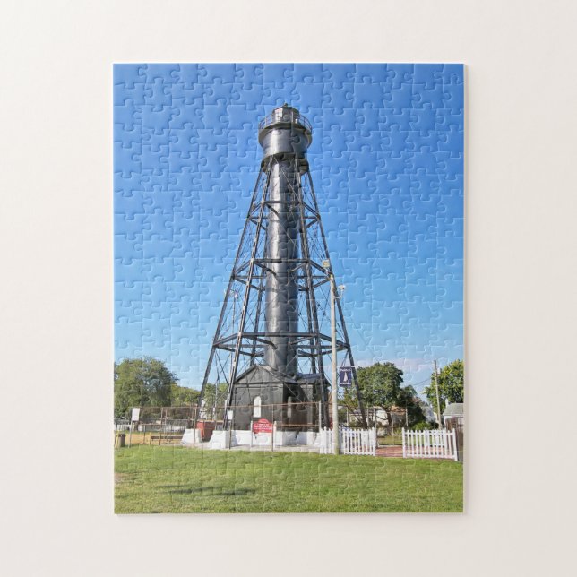 Tinicum Rear Range Lighthouse, New Jersey Puzzle (Vertikal)