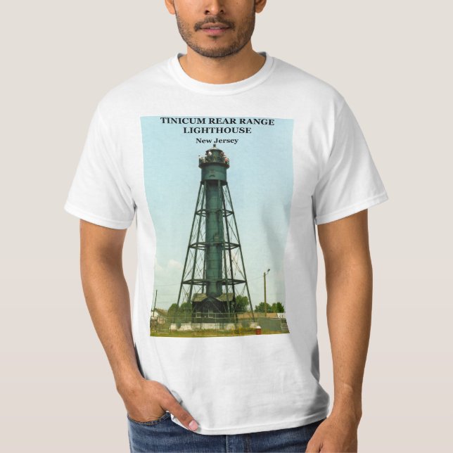 Tinicum Rear Range Lighthouse, New Jersey T-Shirt (Vorderseite)