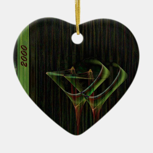 Tinis for Two Fee Martini Art Keramik Ornament (Vorne)