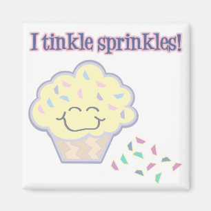 Tinkle Streusel lustiger Cupcake Magnet
