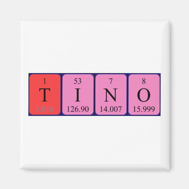 Tino Periodenmagnet Magnet (Vorne)