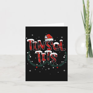 Tinsel & Jingle Funny Matching Christmas Coupl Karte