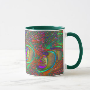 Tinsel de Noël Peacock Plumes Mug