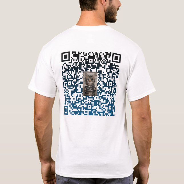 Tinsel the Christmas Kitten T-Shirt (Rückseite)