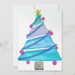 Tinsel Tree Feiertagskarte