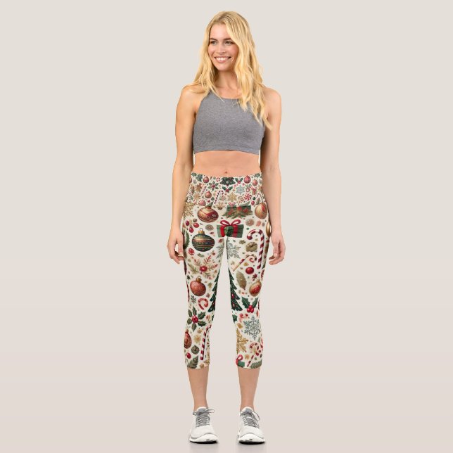 Tinsel und Twinkle Capri Leggings (Vorderseite)