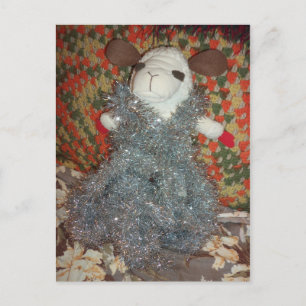 Tinseled Sheep Postkarte