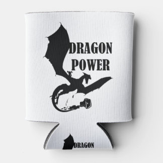 Tinta derramada forma Dragon en negro 2 Dosenkühler