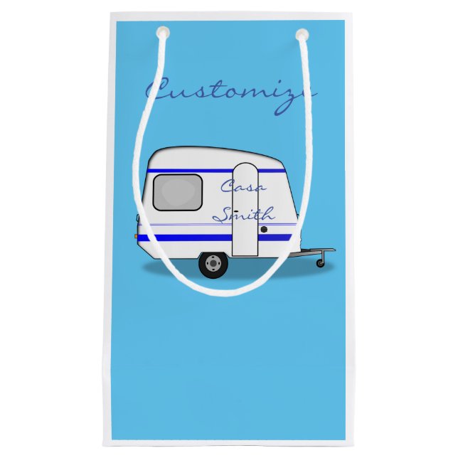 Tinte Anhänger Sinti und Roma Caravan Thunder_Cove Kleine Geschenktüte (Vorderseite)
