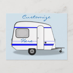 Tinte Anhänger Sinti und Roma Caravan Thunder_Cove Postkarte