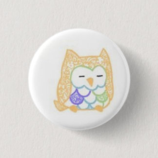 Tinte: Eule (Farbe) Button
