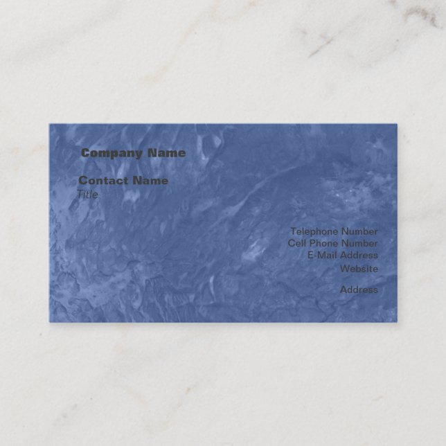 Tinte faltende Textur Visitenkarte (Vorderseite)
