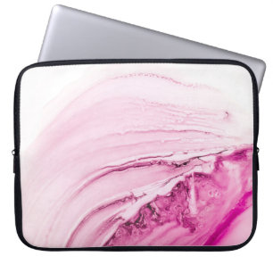 Tinte, Farbe, abstrakt. Schließen des Gemäldes. Co Laptopschutzhülle