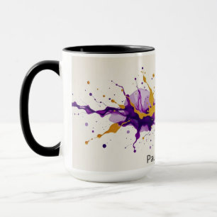 Tinte & Gold Tanz Abstract Moderner Kaffee Tasse