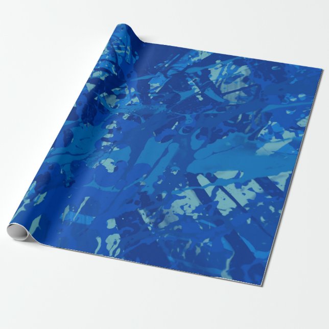 Tinte handgefertigt. Abstrakte Wandkunst Creativ Geschenkpapier (Ungerollt)
