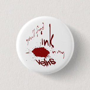 Tinte in meinem Venenknopf Button